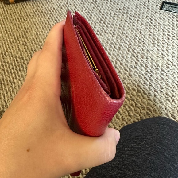 CHANEL Caviar Skin Long Bifold Wallet CC Logo With Box & Authenticity Card - Picture 7 of 16